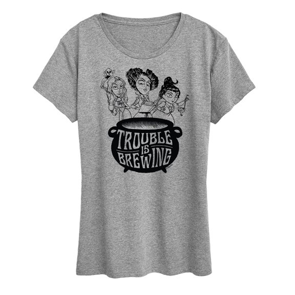Hocus Pocus - Trouble is Brewing - Women's Short Sleeve Graphic T-Shirt