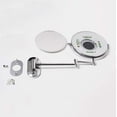 Wall Mounted Makeup Mirror TwoSided 7X Magnification 360°Swivel