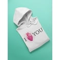 thumbnail image 3 of I Anatomically Love You Hoodie Women -Image by Shutterstock, Female 3X-Large, 3 of 4