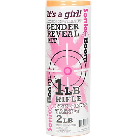 Sonic Boom 1 Layer Exploding Target Gender Reveal Kit
