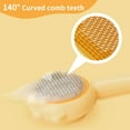 thumbnail image 4 of Rirool Self-Cleaning Pet Brush 2-Pack - Magic Grooming Comb for Cats/Dogs, Removes Loose Fur & Tangles, One-Touch Clean Button, Massage Bristles, 4 of 9