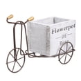 thumbnail image 1 of Almencla Creative Bike Flower Basket Decoration Stand Art Handmade Storage European Gray, 1 of 8