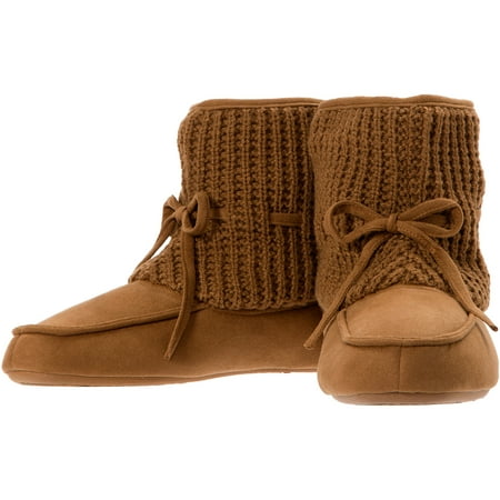 walmart boot slippers dearfoams s sweater knit top boot slipper walmart walmart boot slippers dearfoams s sweater knit top boot slipper walmart