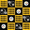 NFL Pittsburgh Steelers Fleece Fabric, per Yard
