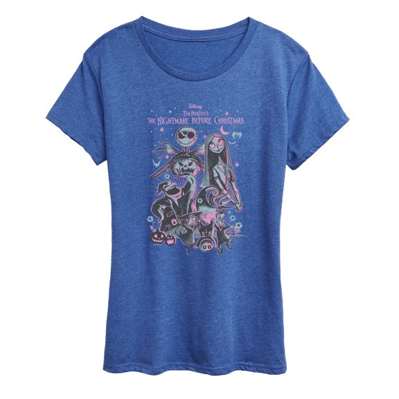 Disney - Nightmare Flowers - Women's Short Sleeve Graphic T-Shirt