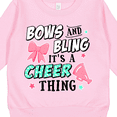 thumbnail image 3 of Inktastic Bows and Bling Its a Cheerleading Thing Toddler Sweatshirt, 3 of 4