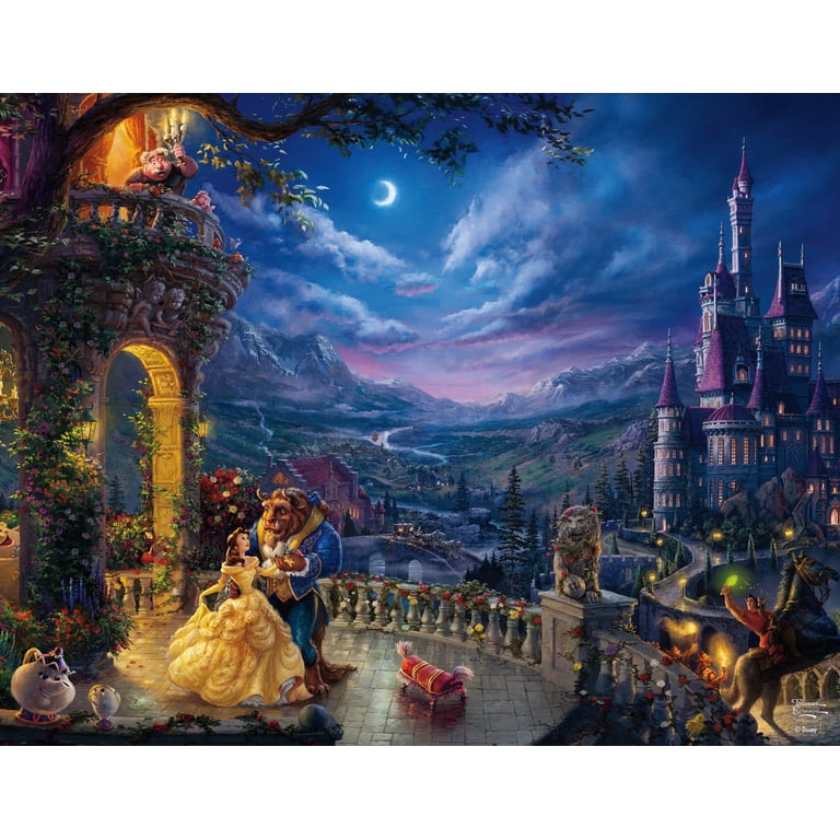 Ceaco Disney Princess Collection 4x 500-Piece Interlocking Puzzles