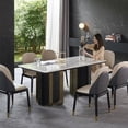 thumbnail image 3 of Nordic Luxury Style Dinner Table Modern Minimalist Wood Dining Table Kitchen Conference Mesa De Billar Garden Furniture Sets GM My Lux Decor Round, 3 of 13