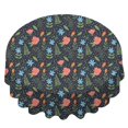 thumbnail image 2 of Pioneer Flower Floral Print Pattern Round Tablecloth 60 X 60 Inch, Wrinkle Resistant Wipeable Table Cloth for Kitchen Dining Picnic Patio Party, 2 of 6