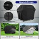 thumbnail image 2 of Cubierta para Barbacoa, Lona para Barbacoa, Doble Capa Impermeable 600D con Hebilla Fija Ajustable, Cubierta para Parrilla para Barbacoa Weber, Lona Impermeable para Barbacoa (152 cm/60 Pulgadas), 2 of 5