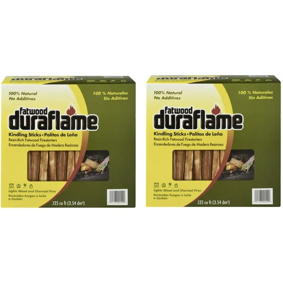 Duraflame 04549 5 LB Box Of 100 % Natural Fire Starter Kindling Sticks - Quantity of 2