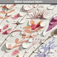 thumbnail image 5 of Botanic Dog Crate Cover, Exotic Forest Leaf Autumn Berries Maple Chestnut Poppy Dandelion Pattern, Easy to Use Pet Kennel Cover Small Dogs Puppies Kittens, 7 Sizes, Dark Magenta Coral, by Ambesonne, 5 of 6