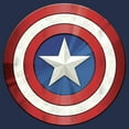 thumbnail image 2 of Men's Marvel Captain America Reflect Shield Graphic Tee Navy Blue Heather Medium, 2 of 4