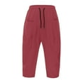 thumbnail image 3 of Men's Casual Harem Pants Breathable Loose Fit Summer Trousers Comfortable Daily Wear Versatile Basic Style Lightweight Relaxed Beach Yoga Men's Pants Relaxed Fit Lounge Big and Tall, 3 of 7