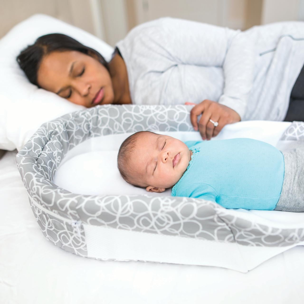 Baby Delight Snuggle Nest Dream Grey Scribbles Com
