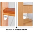 thumbnail image 3 of Minkissy 50Pcs White Plastic Shelf Holders Replacement Pegs for Kitchen and Office Shelving, 3 of 7
