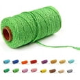 thumbnail image 3 of volteado (109 yardas/0.059 in/35 colores opcionales) Cordel de algodón para panadero DIY Craft Macramé Cuerda de algodón natural Fabricación de manualidades Cuerda de tejer Cuerda DIY Decoración de bo, 3 of 4