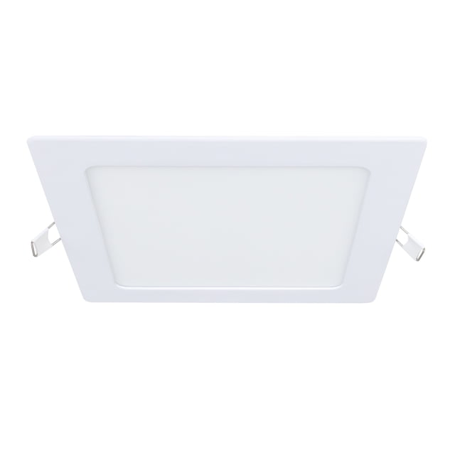 Estevez Luminaria LED Empotrable Cuadrada FLAT SQUARE CCT 12W Blanco – 3 Tonos de Luz