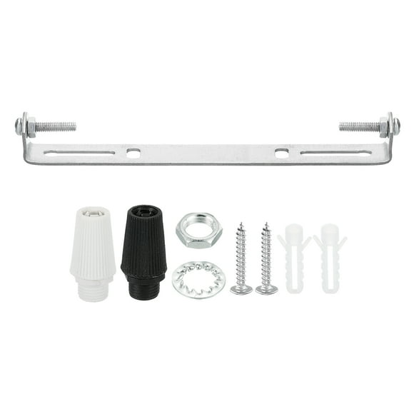 Uxcell Ceiling Light Plate Kit, Light Fixture Mounting Bracket Plate Steel Crossbar 130mm 1