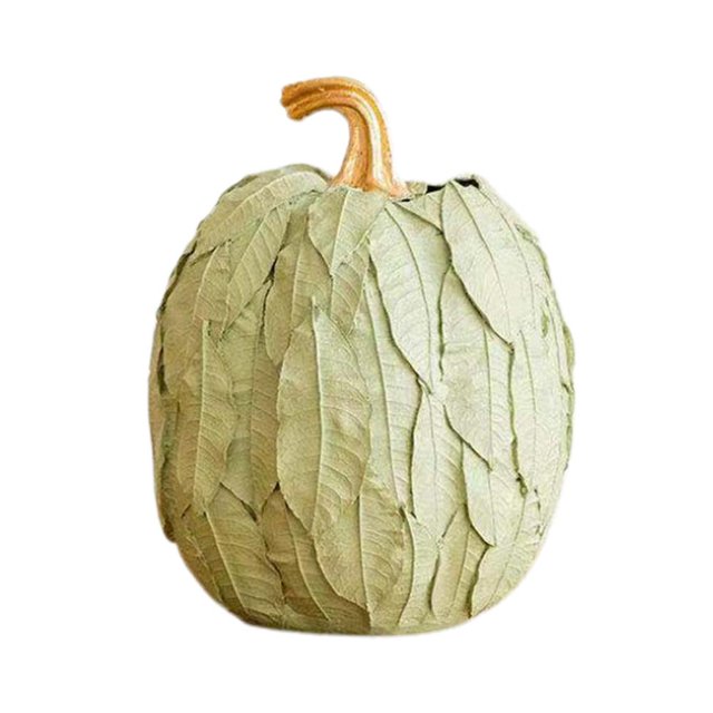 Halloween Estatua Resina Calabaza Jarrones Envoltura De Hojas Adornos De Calabaza Para La Decoración Del Hogar Scienceny HA044131-01