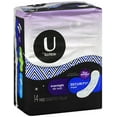 thumbnail image 2 of U by Kotex Security Maxi Pads, Overnight 14 ea, 2 of 2