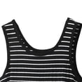 thumbnail image 4 of Bosfbaoi Plus Size 2 Piece Sets For Women Striped Tank Top Elastic Waist Trousers Loungewear Sets Pajama Set, 4 of 5
