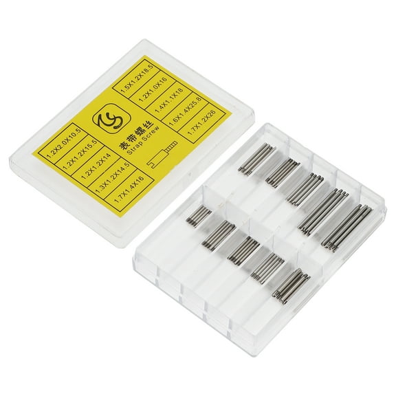 Unique Bargains 100pcs Strap Screw Watch Band Link Pin Kit Watch Repair Tool Kit 10 Specification