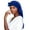 blue, variant on Long Satin Bonnet for Women - Double Layer Elastic Silk Bonnet for Braids Hair Sleeping Cap with Tie Band