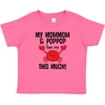 thumbnail image 3 of Inktastic Mommom and Poppop Love Me Grandson Boys or Girls Baby T-Shirt, 3 of 5