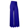 thumbnail image 5 of Women Low Rise Wide Leg Flared Sweatpants Fold Over Leggings Lounge Yoga Pants M, 5 of 5