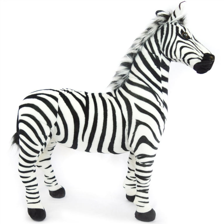 Large stuffed outlet zebra