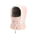 thumbnail image 4 of Gorro cálido de invierno para el cuello, para mujeres y hombres, ideal para senderismo, snowboard, acampada en climas fríos. Rosa, 4 of 8