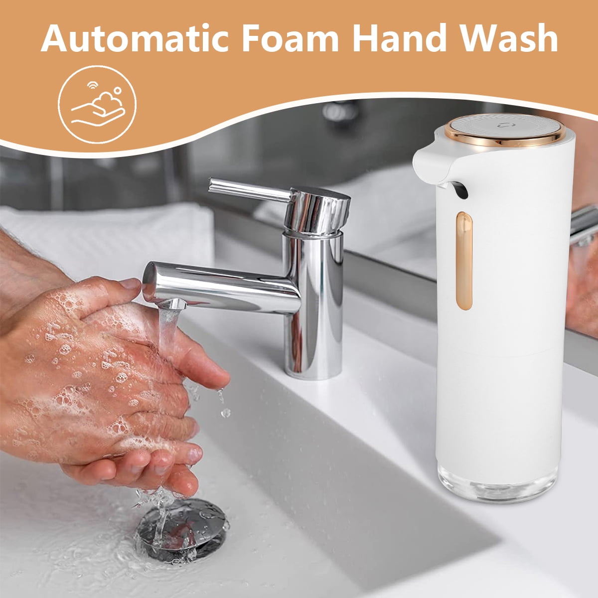 MTFun Automatic Soap Dispenser 300ml Induction Hand Washing Machine