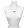 thumbnail image 2 of Delight Jewelry Silver-tone Open Pebble Heart - Silvertone Senior Class of 2026 Dome Necklace, 18", 2 of 5