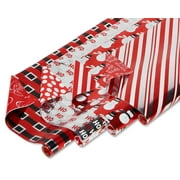 american greetings christmas reversible wrapping paper santa snowman and candy cane foil 4ct - Pink Christmas Wrapping Paper american greetings christmas reversible wrapping paper santa snowman and candy cane foil 4ct - Pink Christmas Wrapping Paper