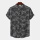 thumbnail image 5 of Hawaiian Shirt For Men, Men's Vintage Button Down Bowling Shirts Short Sleeve Summer Beach Shirt L, 5 of 5