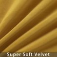 thumbnail image 3 of Soft Velvet Throw Pillowcovers 12×20 Set of 2 Pillow Cases Velvet Rectangular Pillow Covers with Tassels Lumbar Cushion Case, Cream, 12"×20", Set of 2, 3 of 9