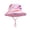 Pink, variant on CYRBOKO Boys' Fisherman Cap, Adjustable Strap Cotton Breathable UV Guard Outdoor Use Orange Size 2 T