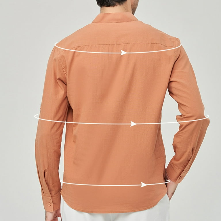 Zoeecloth Mens Dress Shirts Athletic Slim Fit Long Sleeve Stretch Shirt  Summer Casual Button down Shirt Formal Fashion City Shirt S-3XL -  Walmart.com