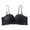 Black, variant on Spaghetti Strap Bras for Women No Underwire Push up Bralette Breathable Spaghetti Strap Everyday Bras Beige 85B