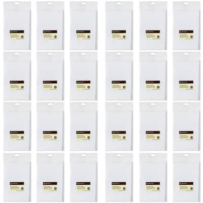 25 Sheets (600 total) 4” x 5.5” White Cards & Envelopes by Recollections - Great for Weddings - Birthdays - Baby Shower Invitations - Bulk 24 Pack