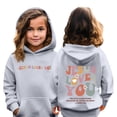thumbnail image 2 of Grblisyd Cute Christian Graphic Hoodies For Girls Cute JESUS LOVES YOU Graphic Hoodie Kids Jesus Sweatshirt Religious Bible Verse Pullover, 2 of 6