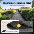 thumbnail image 3 of VEVOR Garden Weed Barrier Fabric, 5.8 OZ Heavy Duty Landscape Fabric, 4ft x 100ft Weed Block Control for Garden Ground Cover, Woven Geotextile Fabric for Landscaping, Gardening, Underlayment, Black, 3 of 9