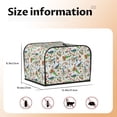thumbnail image 5 of Daiia Sea Animals 1 Pattern 4 slice Toaster Cover, Toaster Appliance Dust-proof Cover For Kitchen Small Appliance Dust Cover and Fingerprint Protection, 5 of 7
