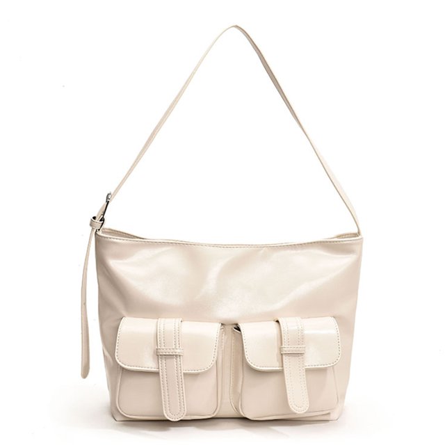 Bolso Bandolera Mujer Cuero PU Sólido para Viajes