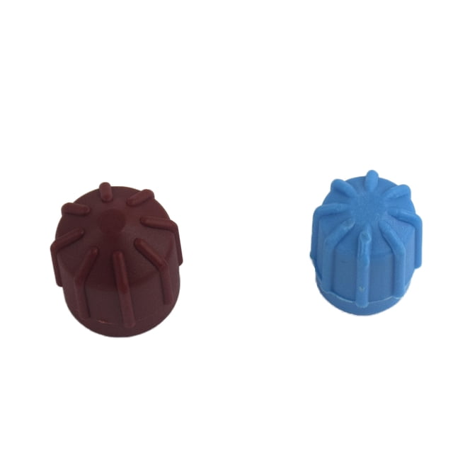 Kenally 2 unids/set R134a tapa de válvula de aire acondicionado de alto voltaje y bajo tapa de sellado de tapa de polvo de válvula de Vehículos, repuestos y accesorios Mis