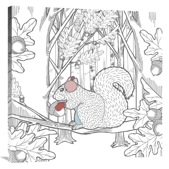 Global Gallery's 'Color the Forest Color VIII' by Elyse DeNeige Stretched Canvas Wall Art