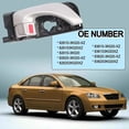 thumbnail image 3 of Car Interior Front Rear Left Right Door Handle Silver Chrome 83620-3K020,82610-3K020 For Hyundai Sonata 2005 2006 2007 2008, 3 of 6
