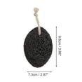 thumbnail image 4 of Unique Bargains 1 Pcs Multifunctional Oval Foot Scrubber 3.86"x2.87"x1.38" Black, 4 of 7