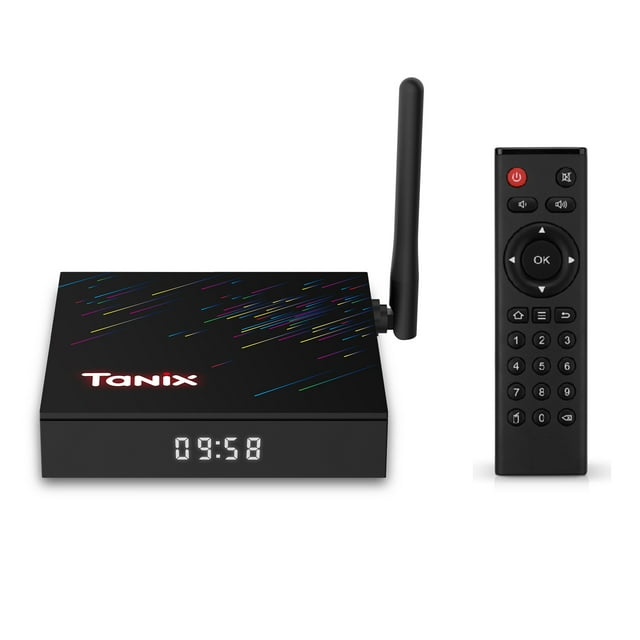 yeacher TANIX TX68 Lecteur Multimédia Intelligent Android 12.0 avec Puce Allwinner H618, 4K Ultra HD, WiFi Double Bande, Bluetooth 5.0, 4 Go de RAM, 64 Go de Stockage, Prise US 100-240V